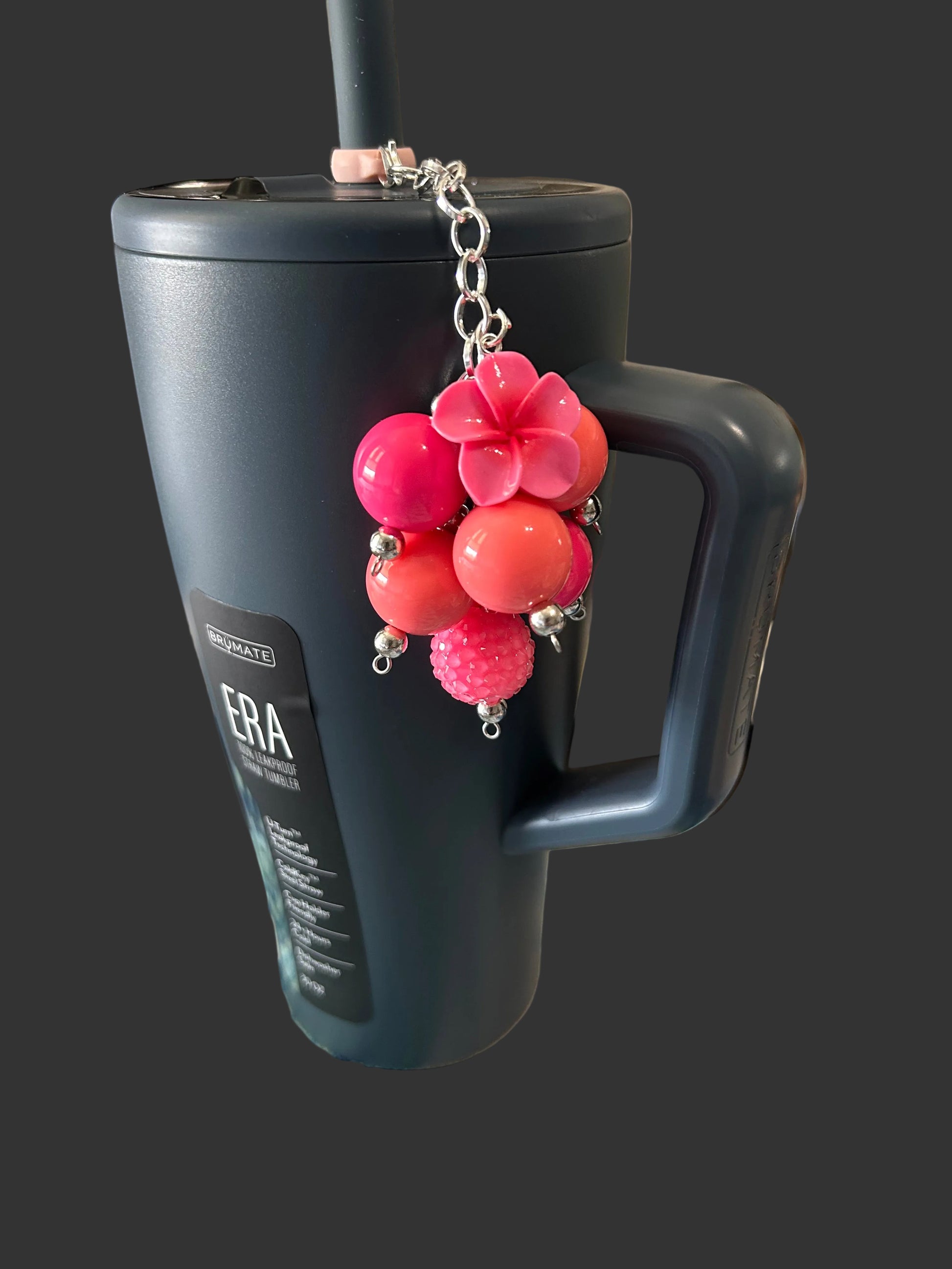 Bauble Straw Charm for Brumate 30 or 40 oz (shown on a 30oz cup)