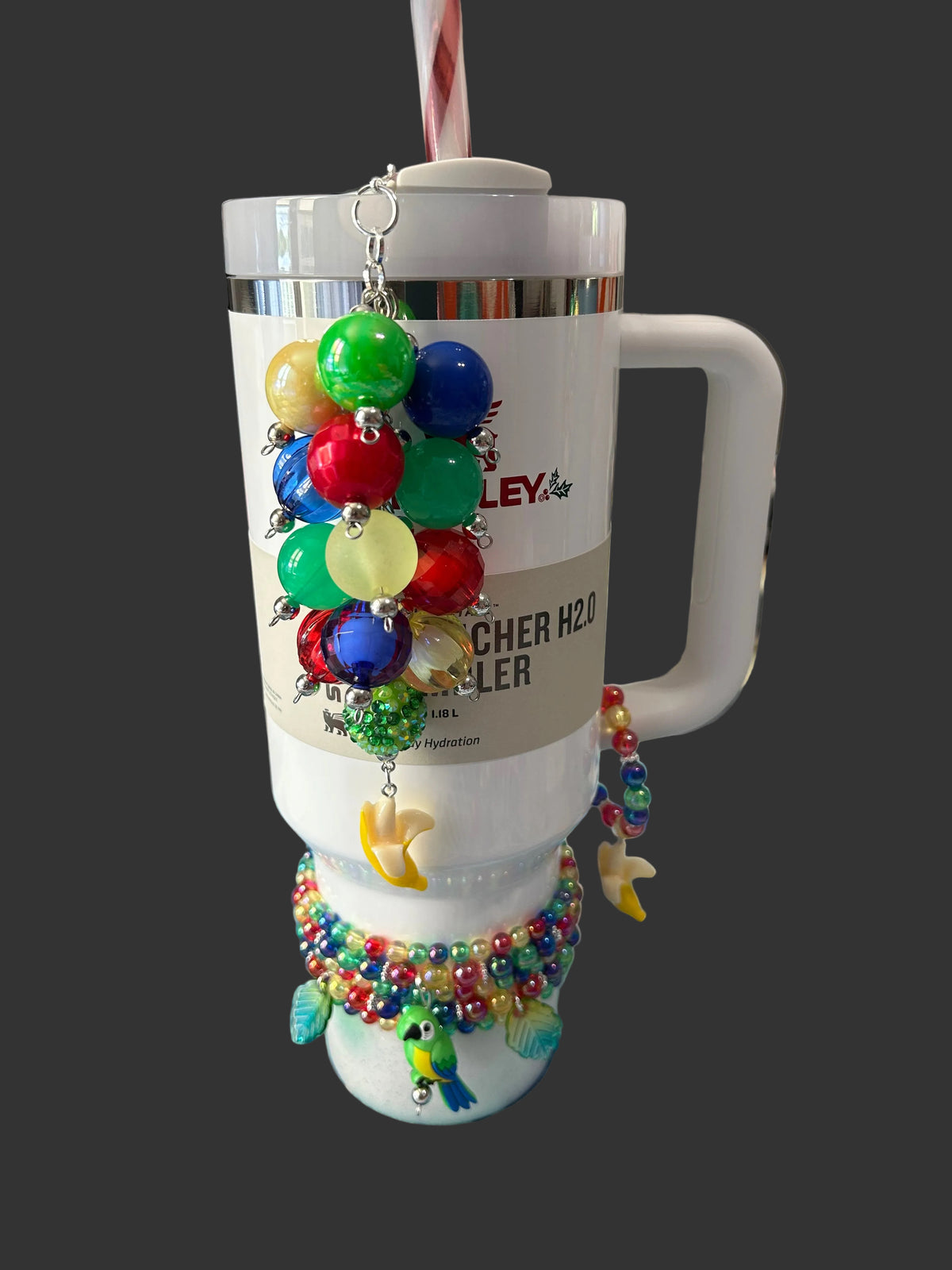 Tropical Destiny Bauble Straw Charm