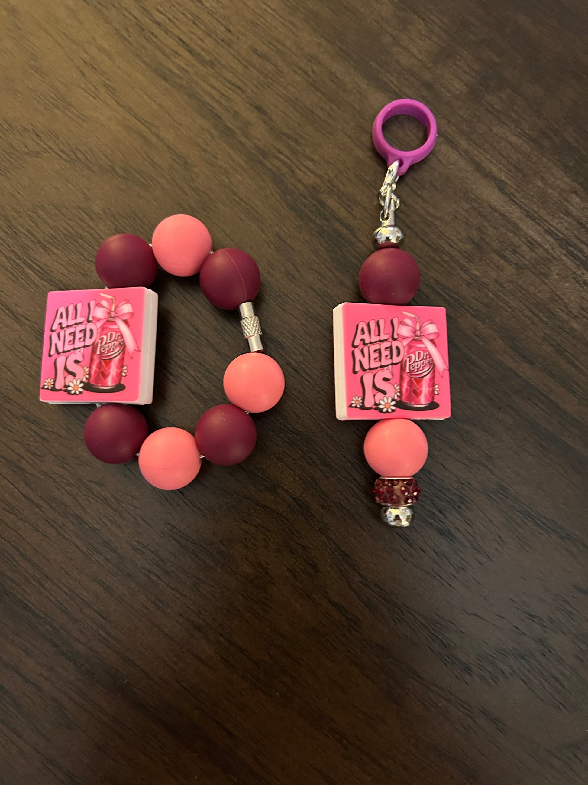 Dr.Pepper Handle and Charm