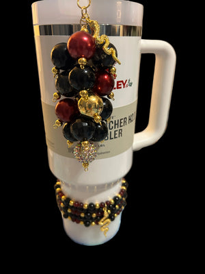 Black Snake Bracelet Stack