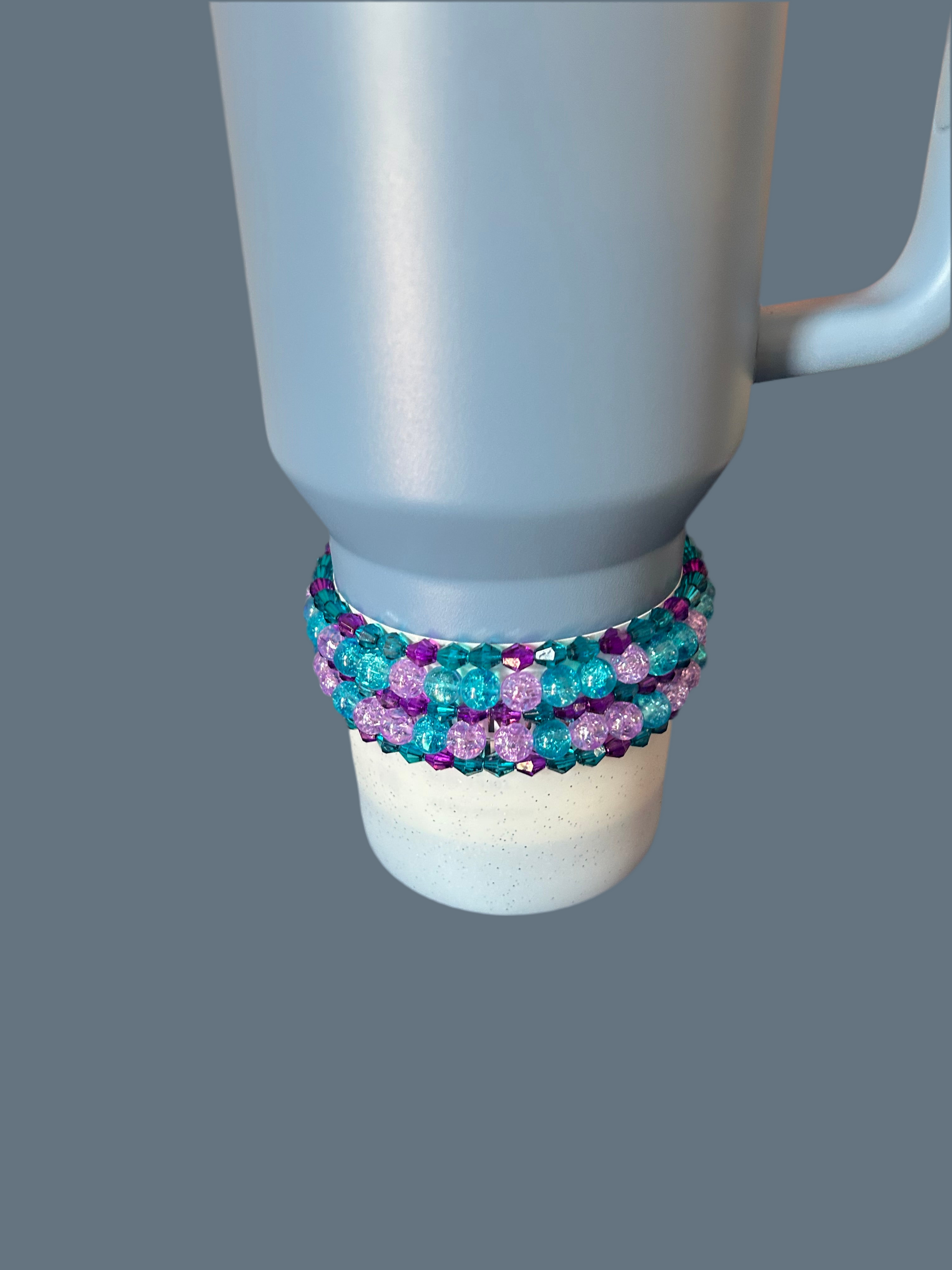 Purple and Blue Bracelet Stack