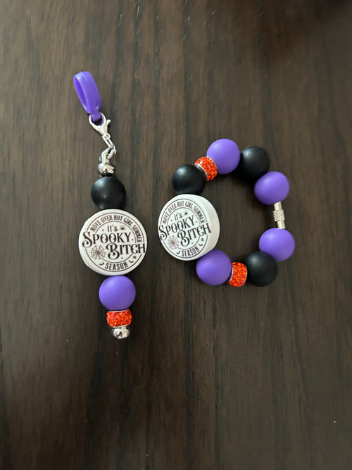 Adult Humor Straw and Handle Charm set