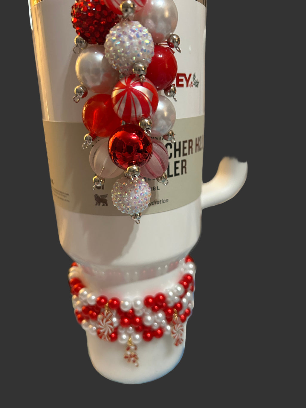 Christmas Peppermint Bracelet Stack