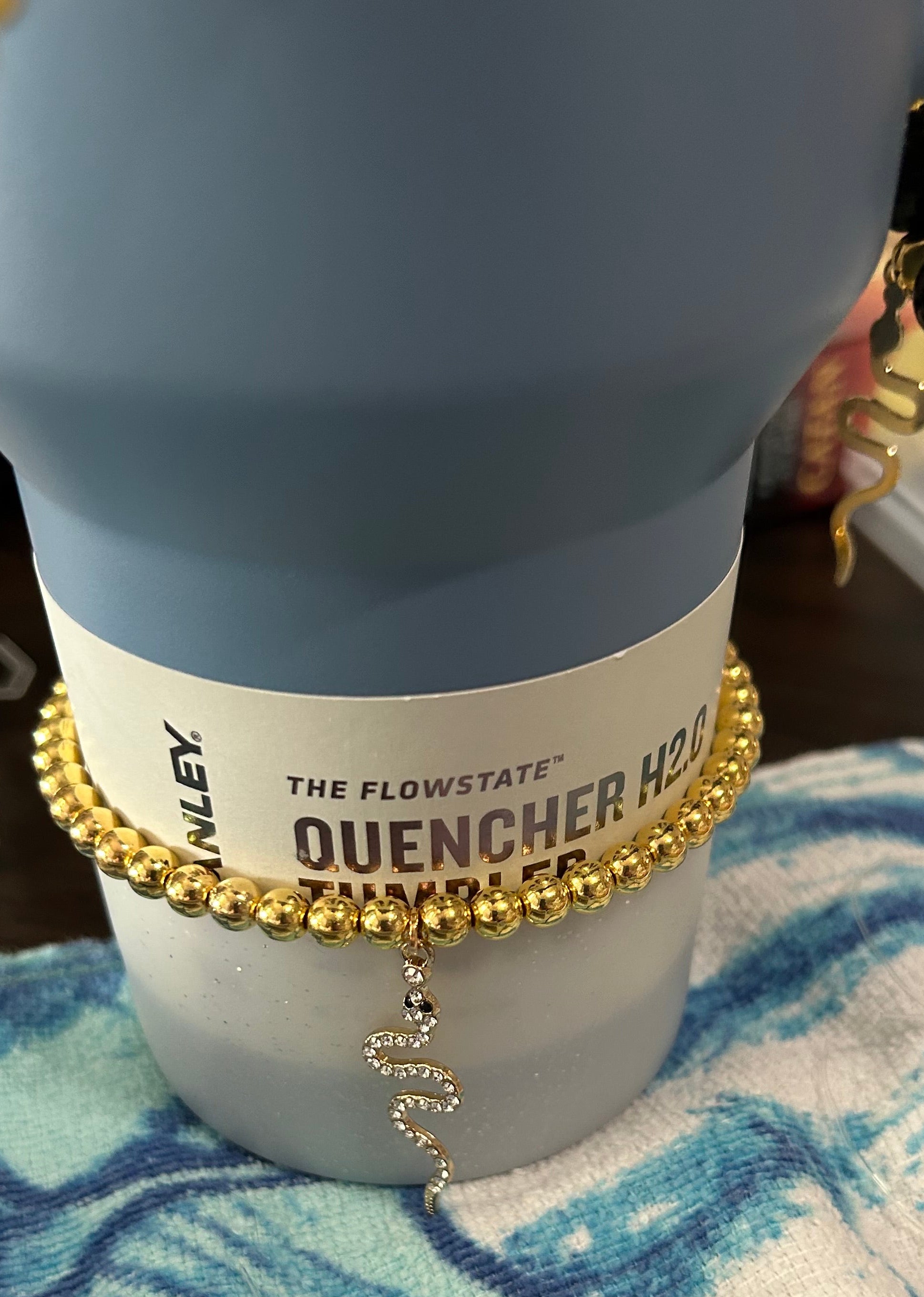 Gold Snake Bracelet 30/40 oz Tumbler