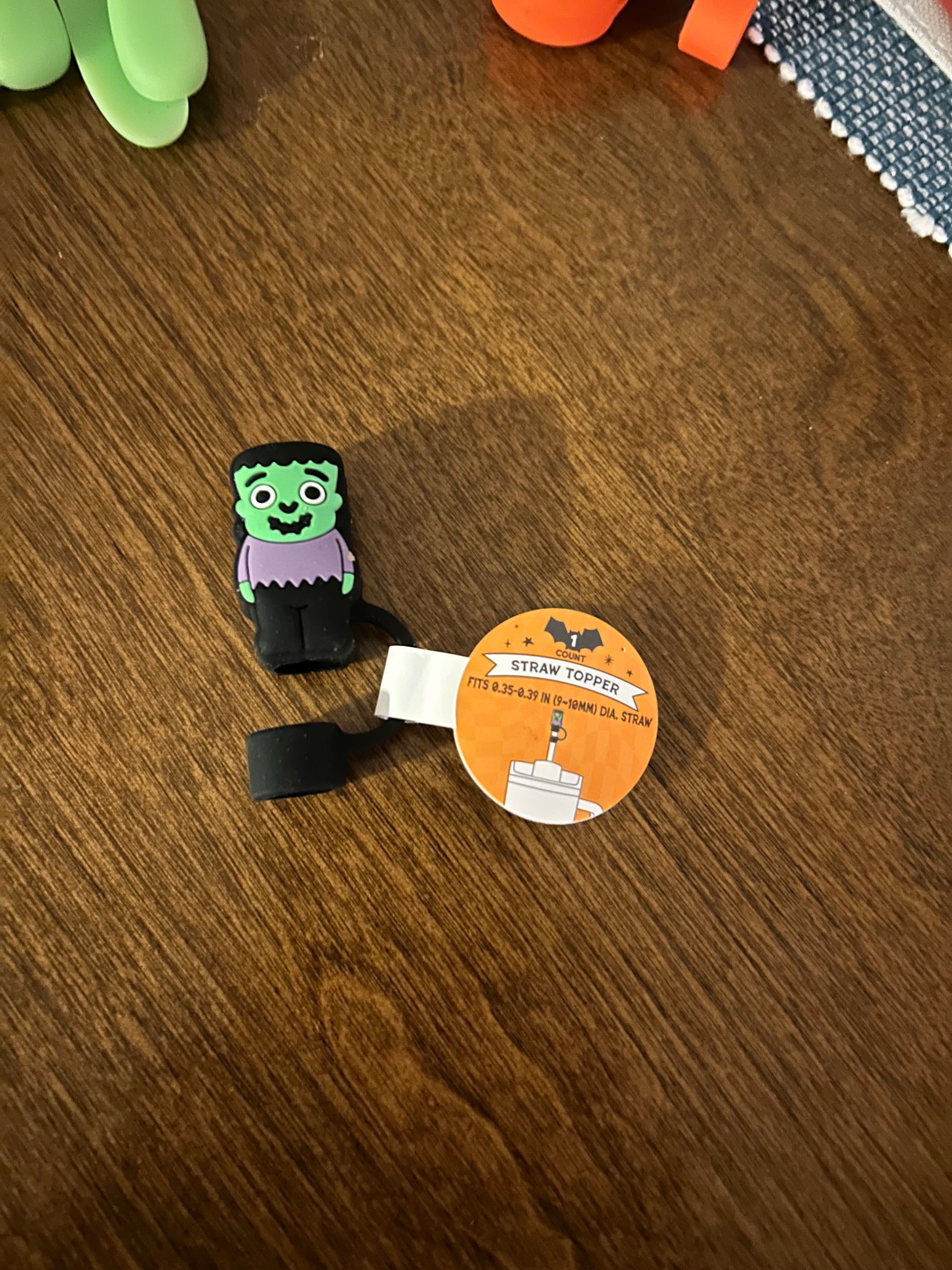 Frankenstein Straw Topper