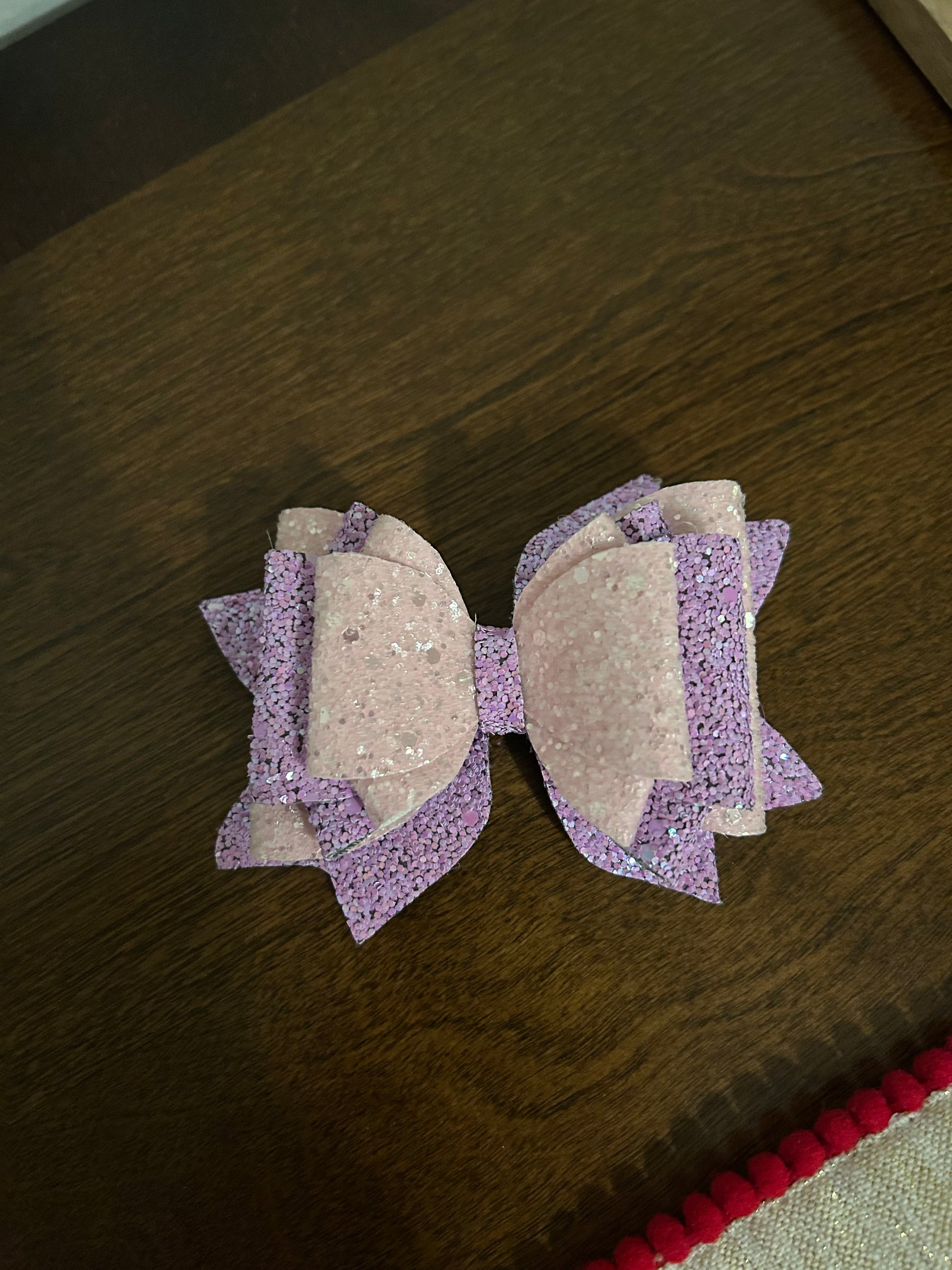 Pink and Purple Bow