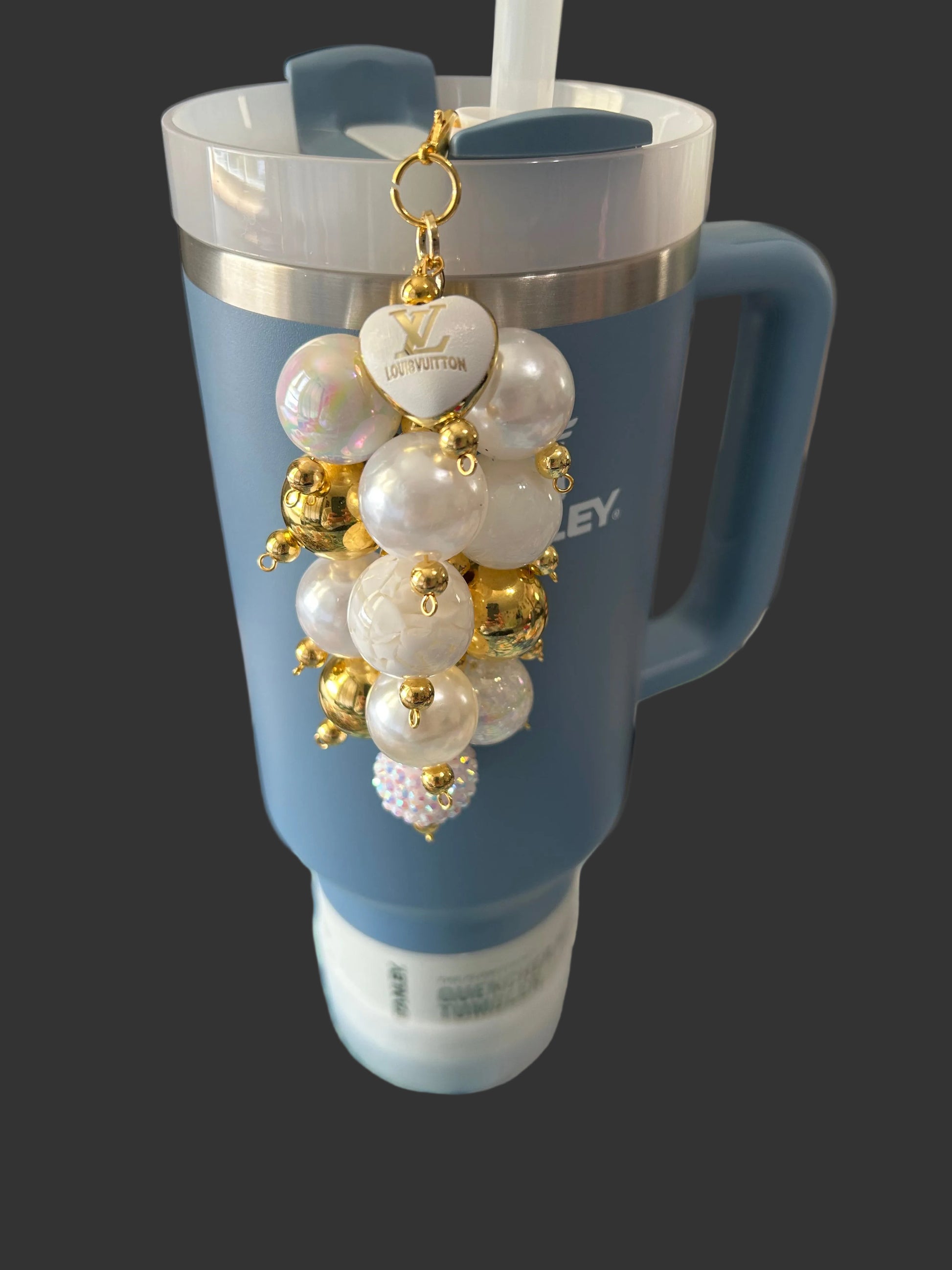 Luxury Bauble Straw Charm