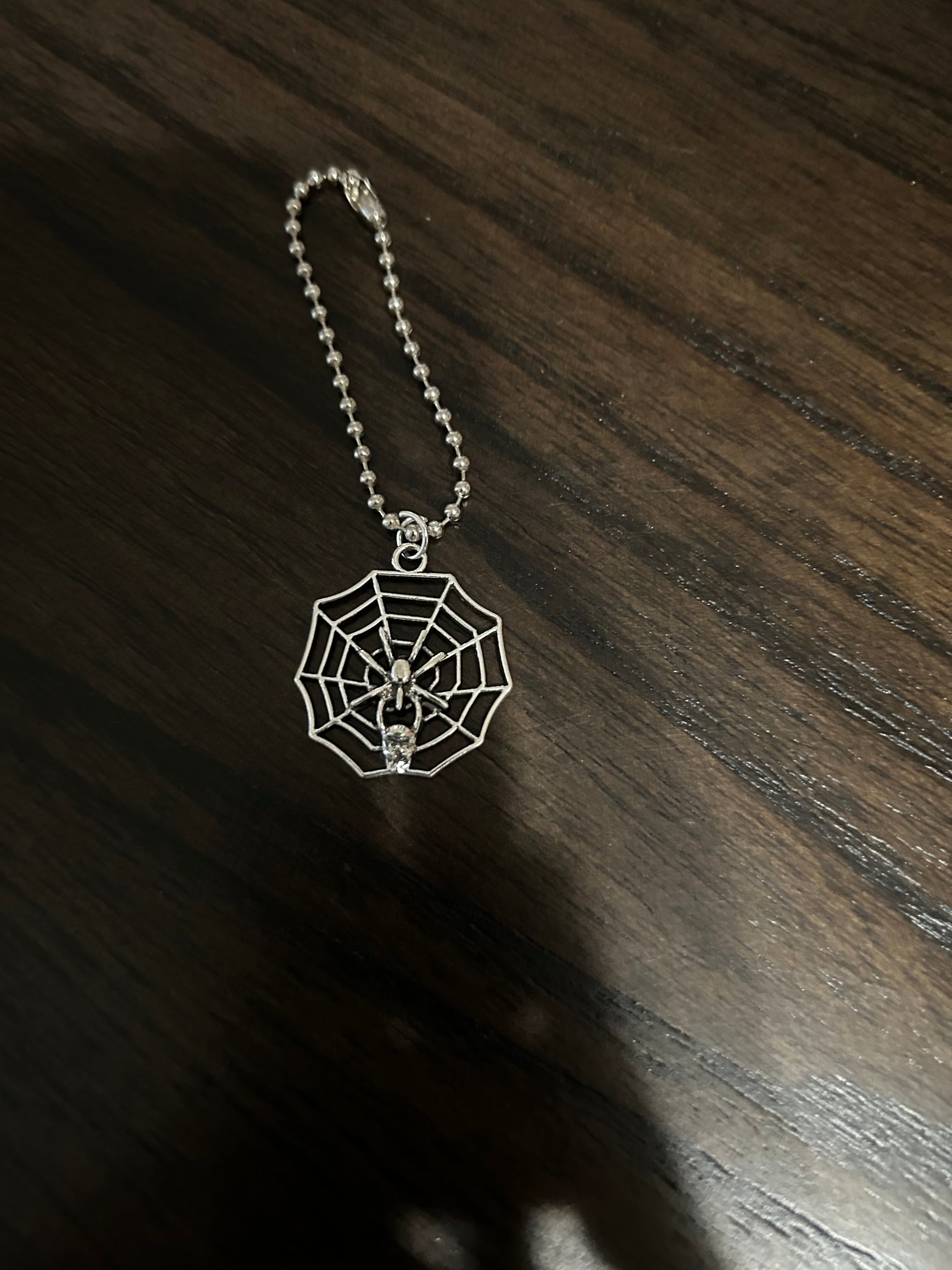 Spider Web Handle Charm
