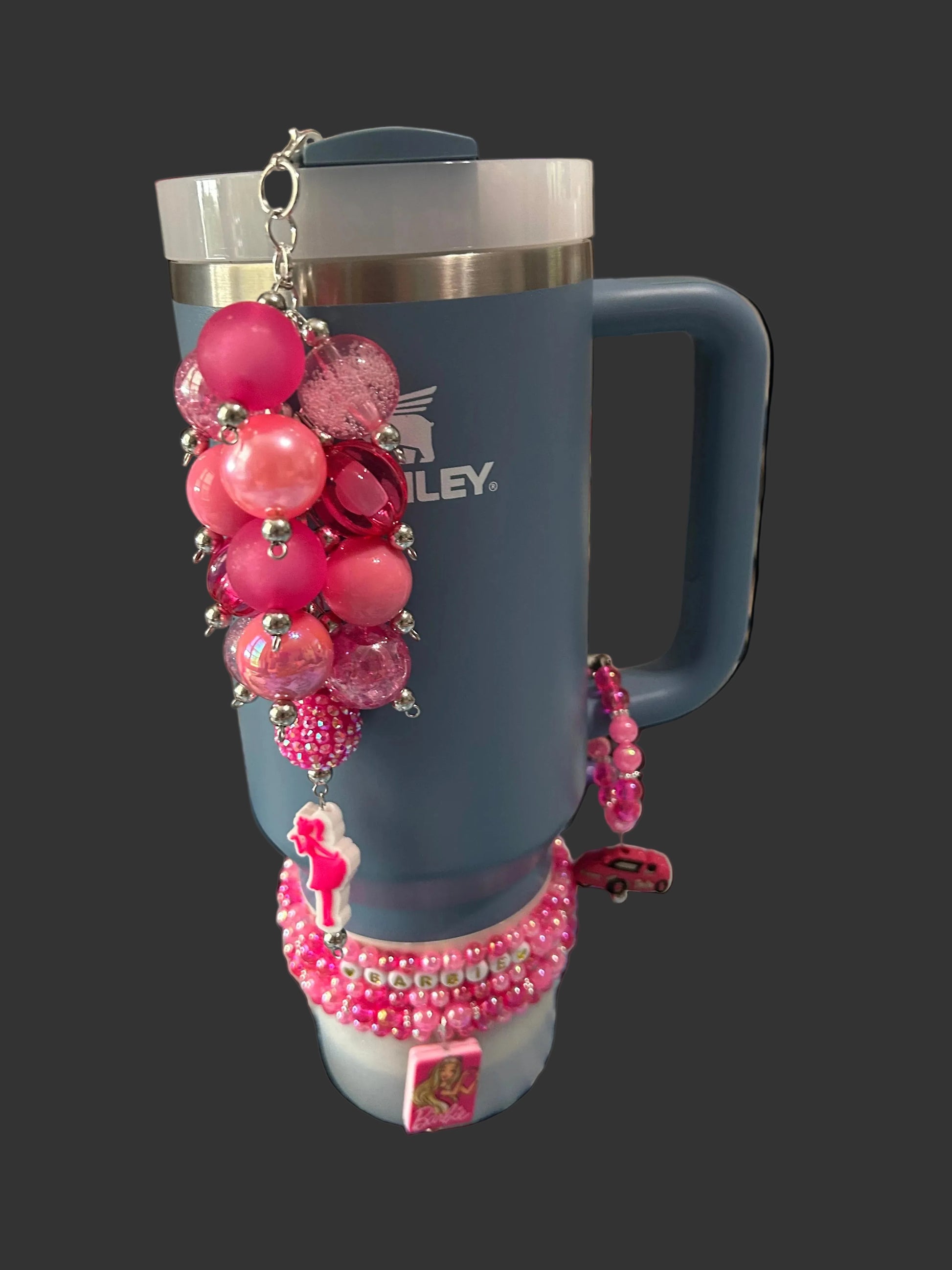 Barbie Bauble Straw Charm