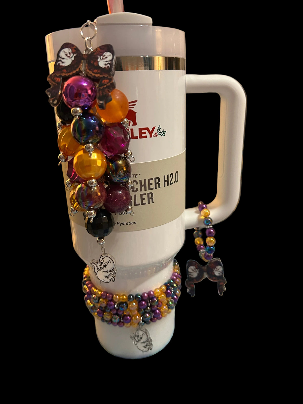 Friendly Ghost Halloween Handle Charm