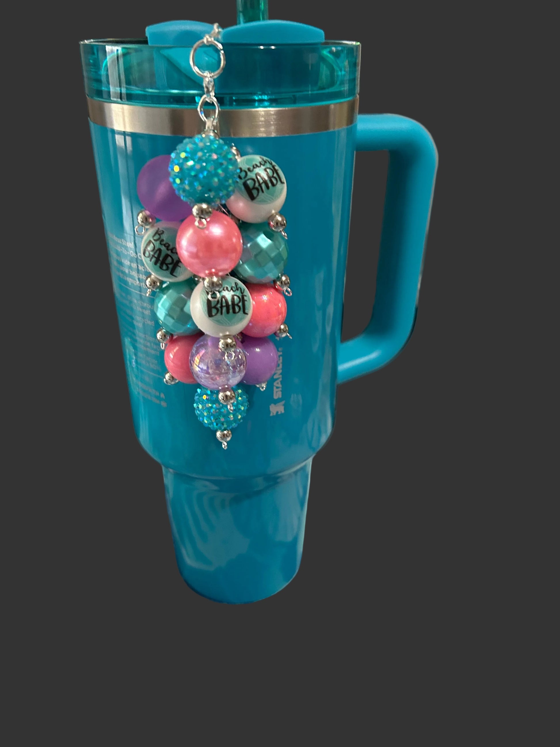 Beach Babe Bauble Straw Charm