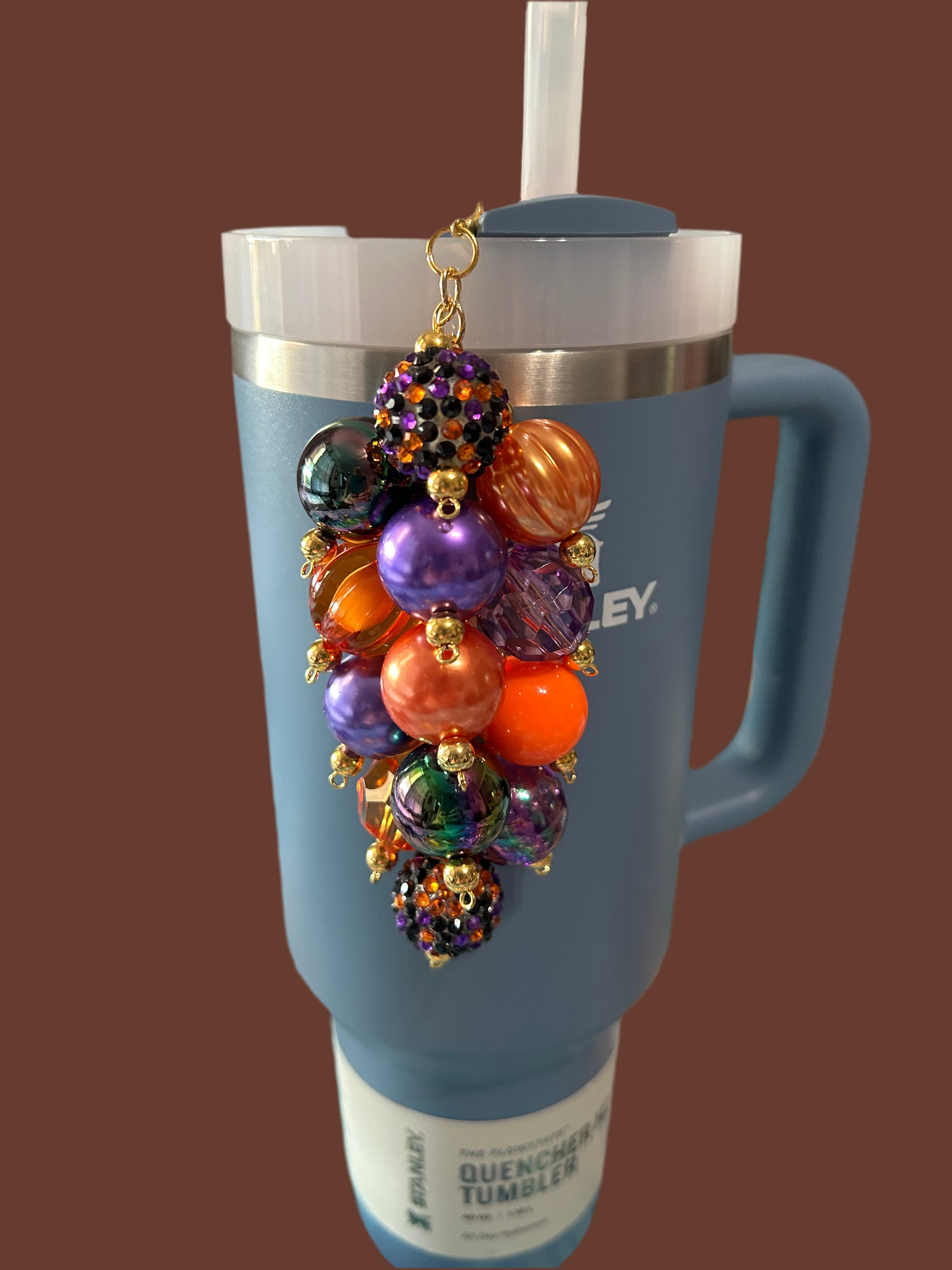 Halloween Bauble Straw Charm
