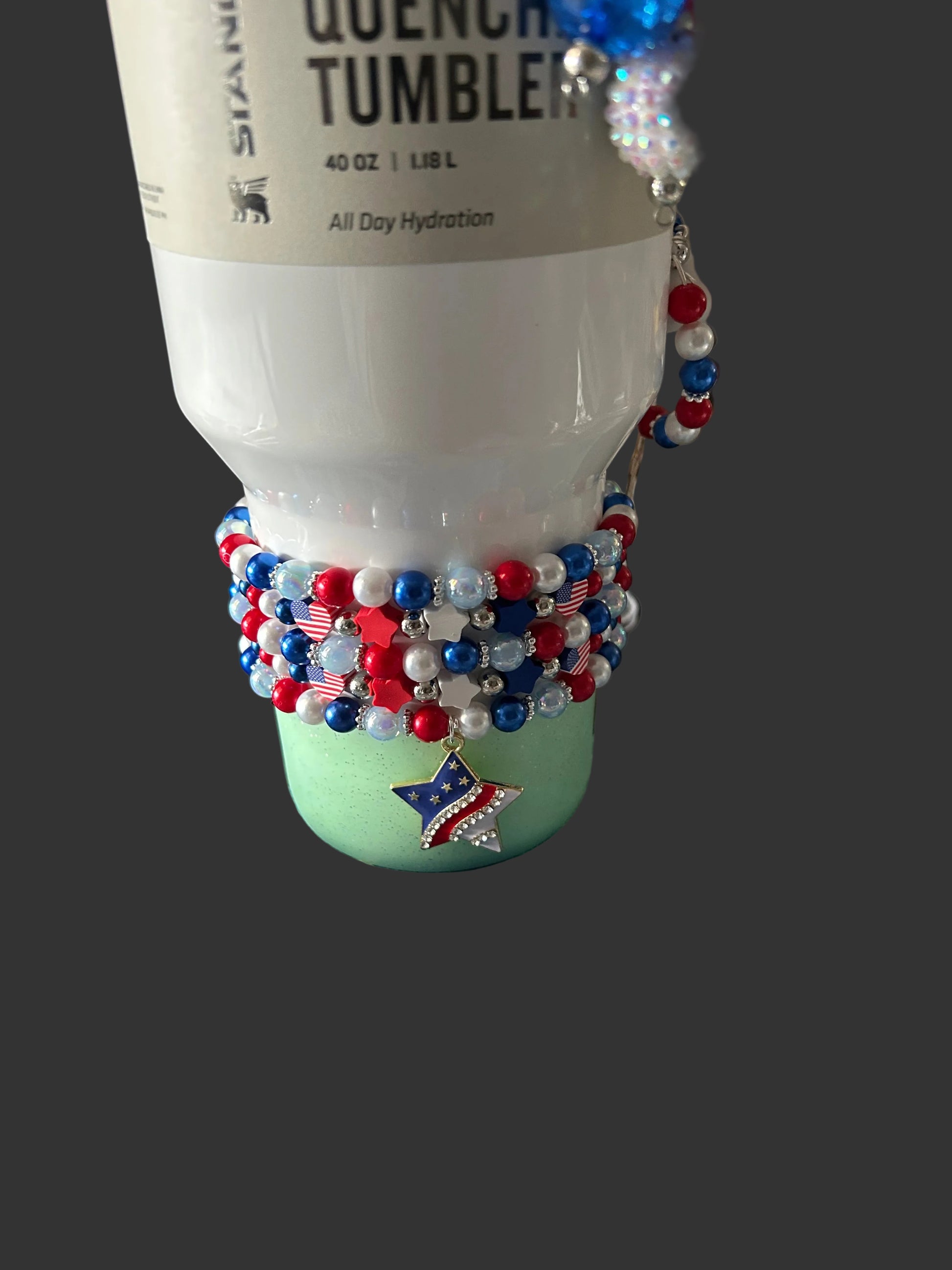 Red White and Blue Star Bracelet Stack