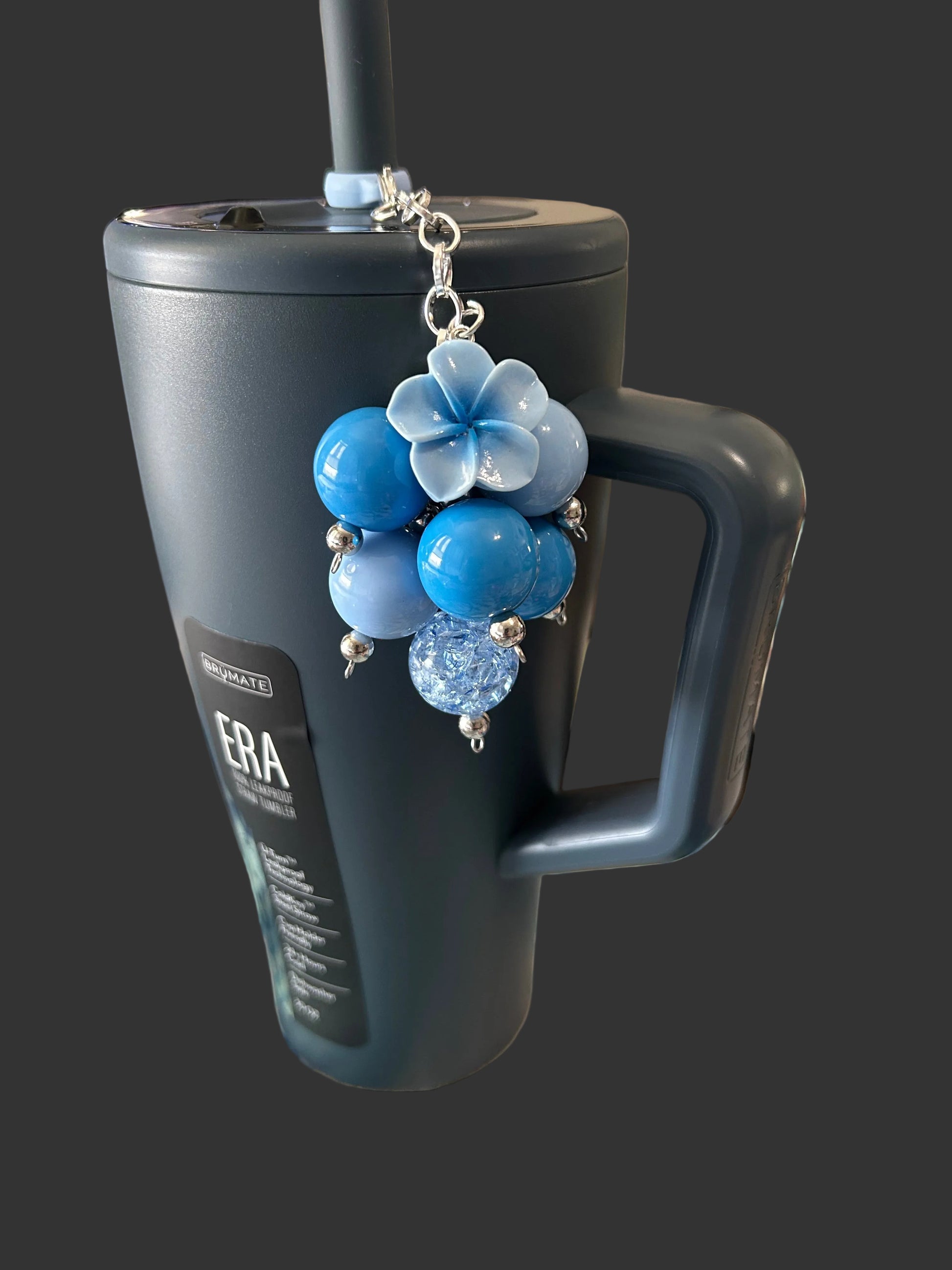 Bauble Straw Charm for Brumate 30 or 40 oz (shown on a 30oz cup)