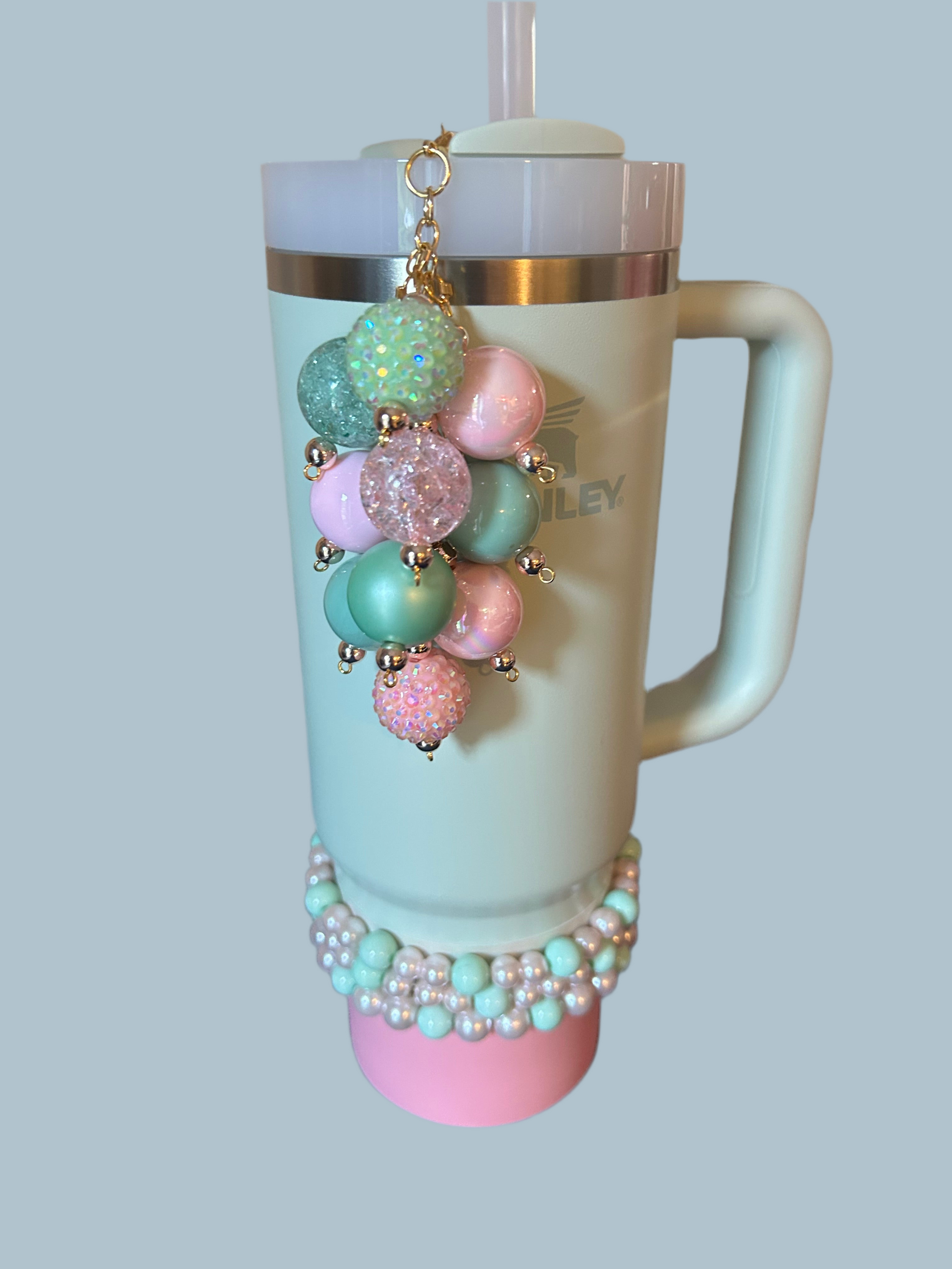 Lichen Large Bauble Straw Charm