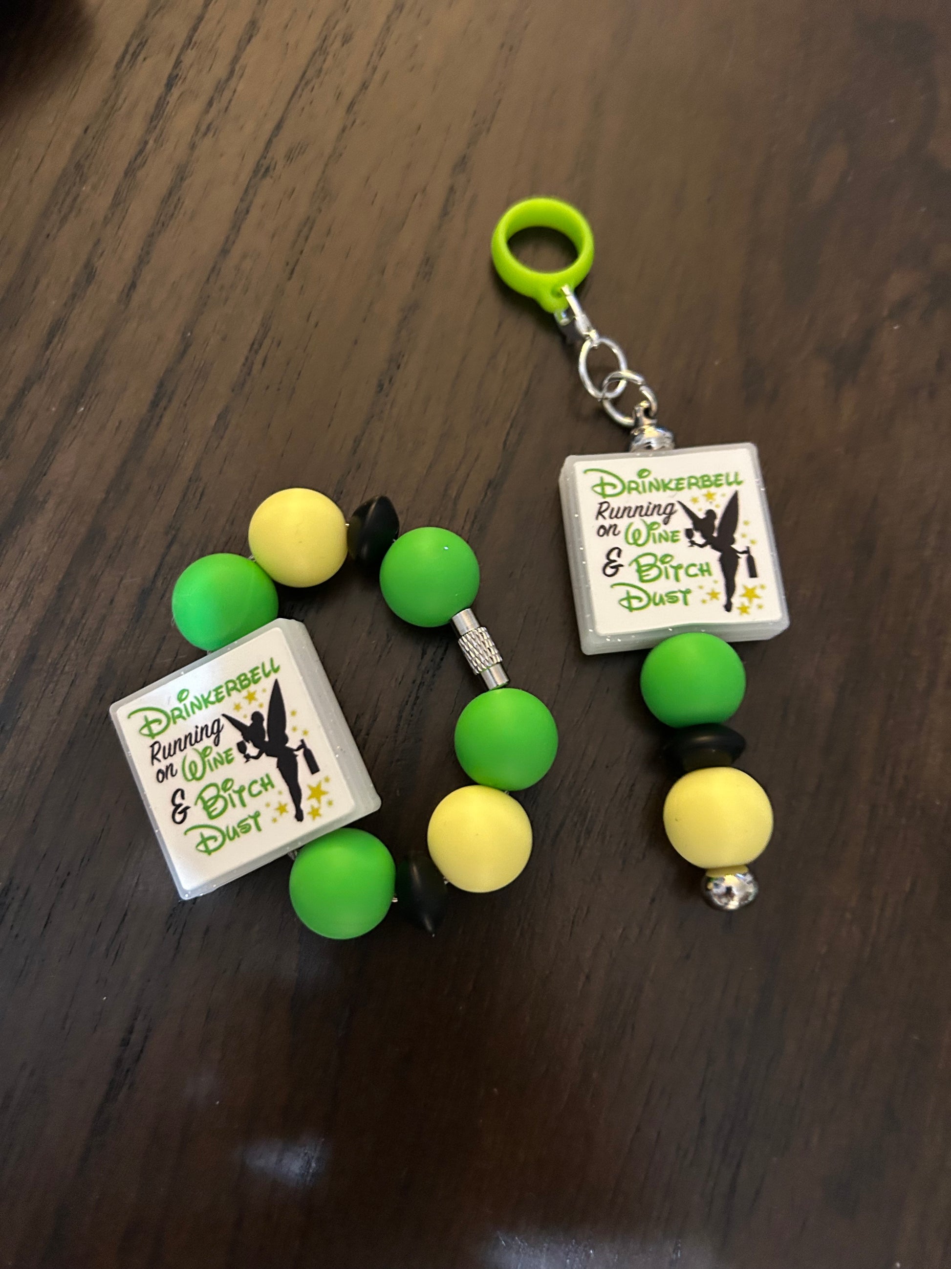 Adult Humor Straw and Handle Charm set