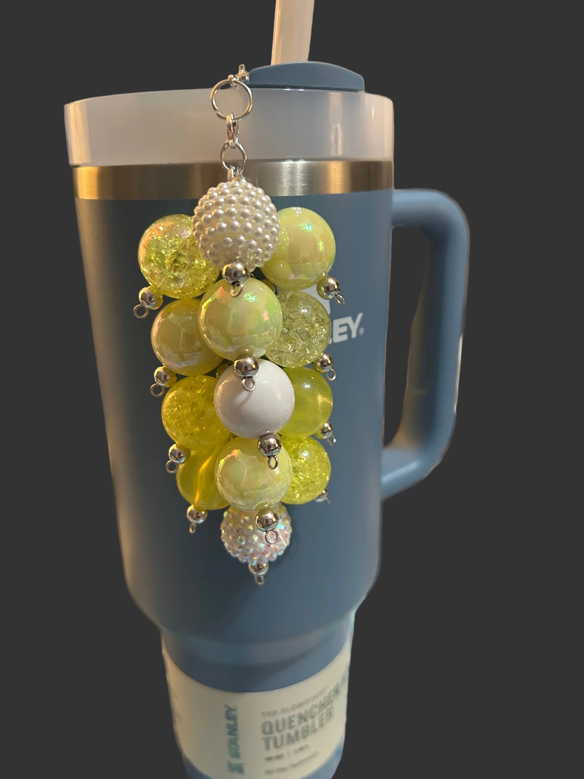 Daffodil Bauble Straw Charm