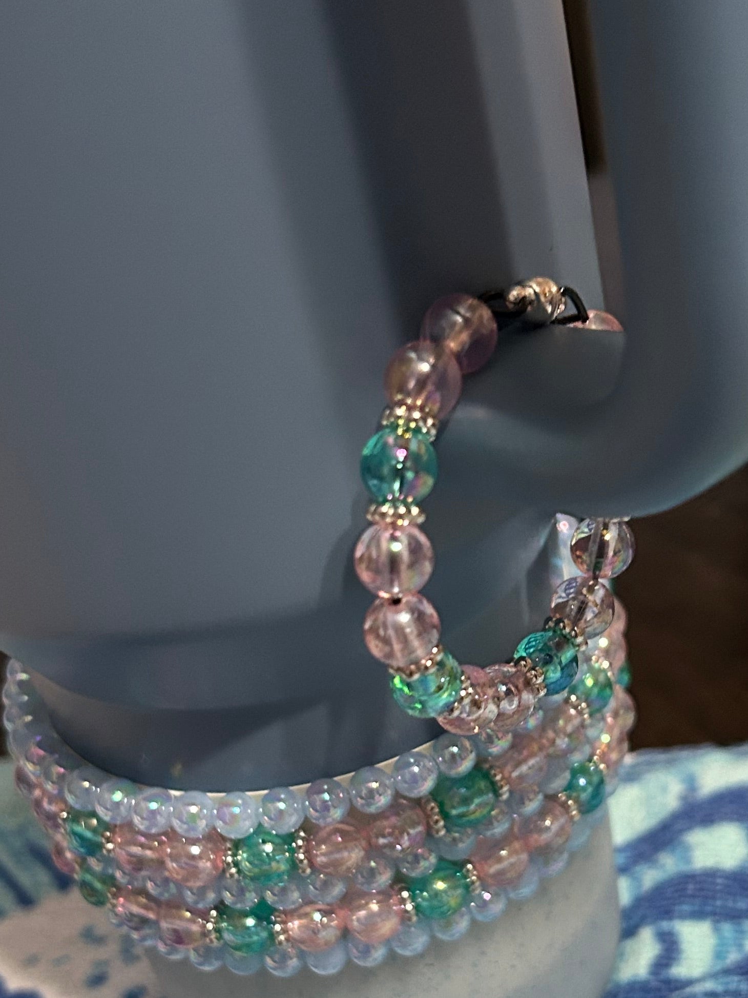 Green and Pink Handle Charm