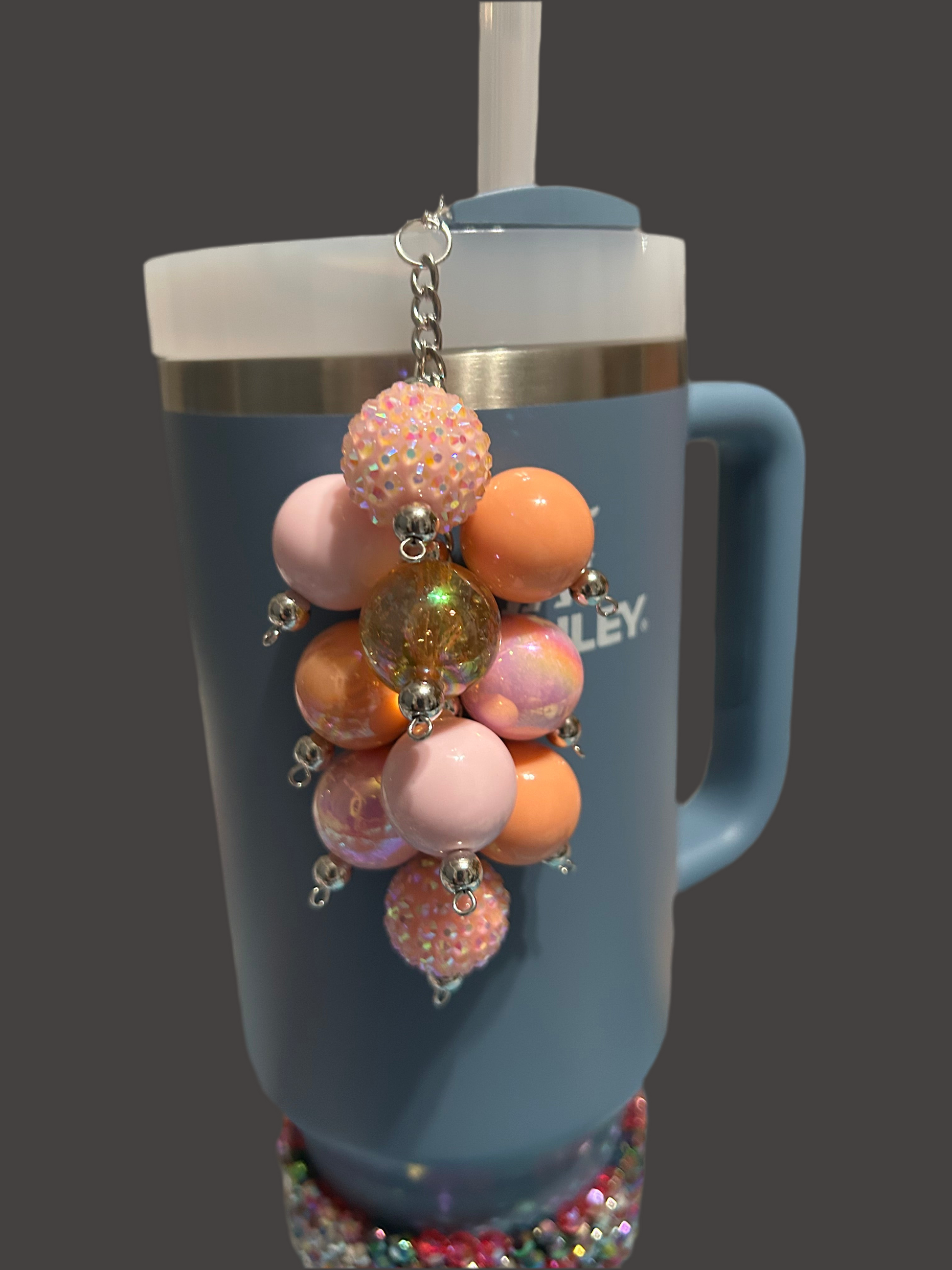 Spellcast Pink Bauble Straw Charm