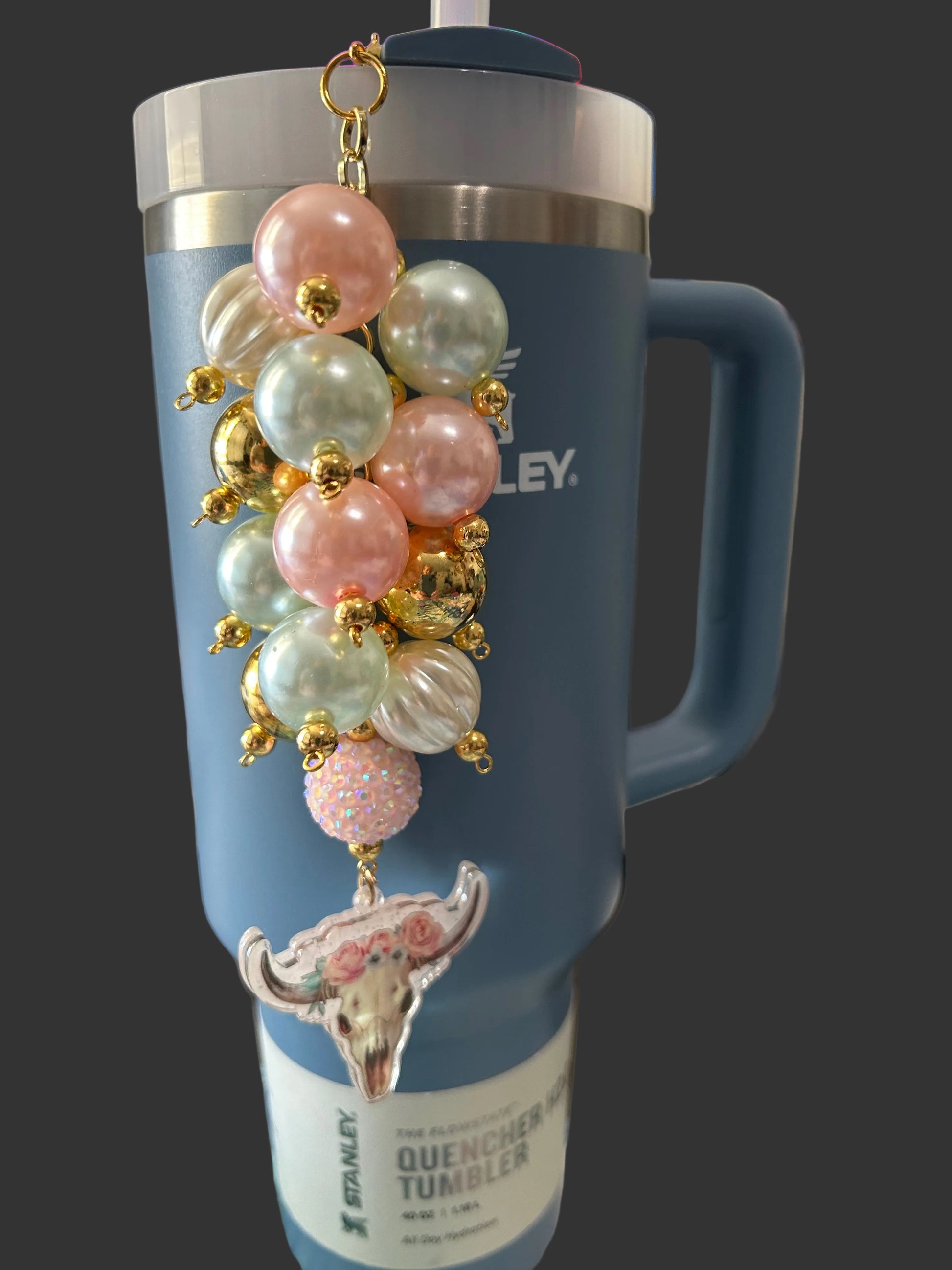 Western Deluxe Bauble Straw Charm