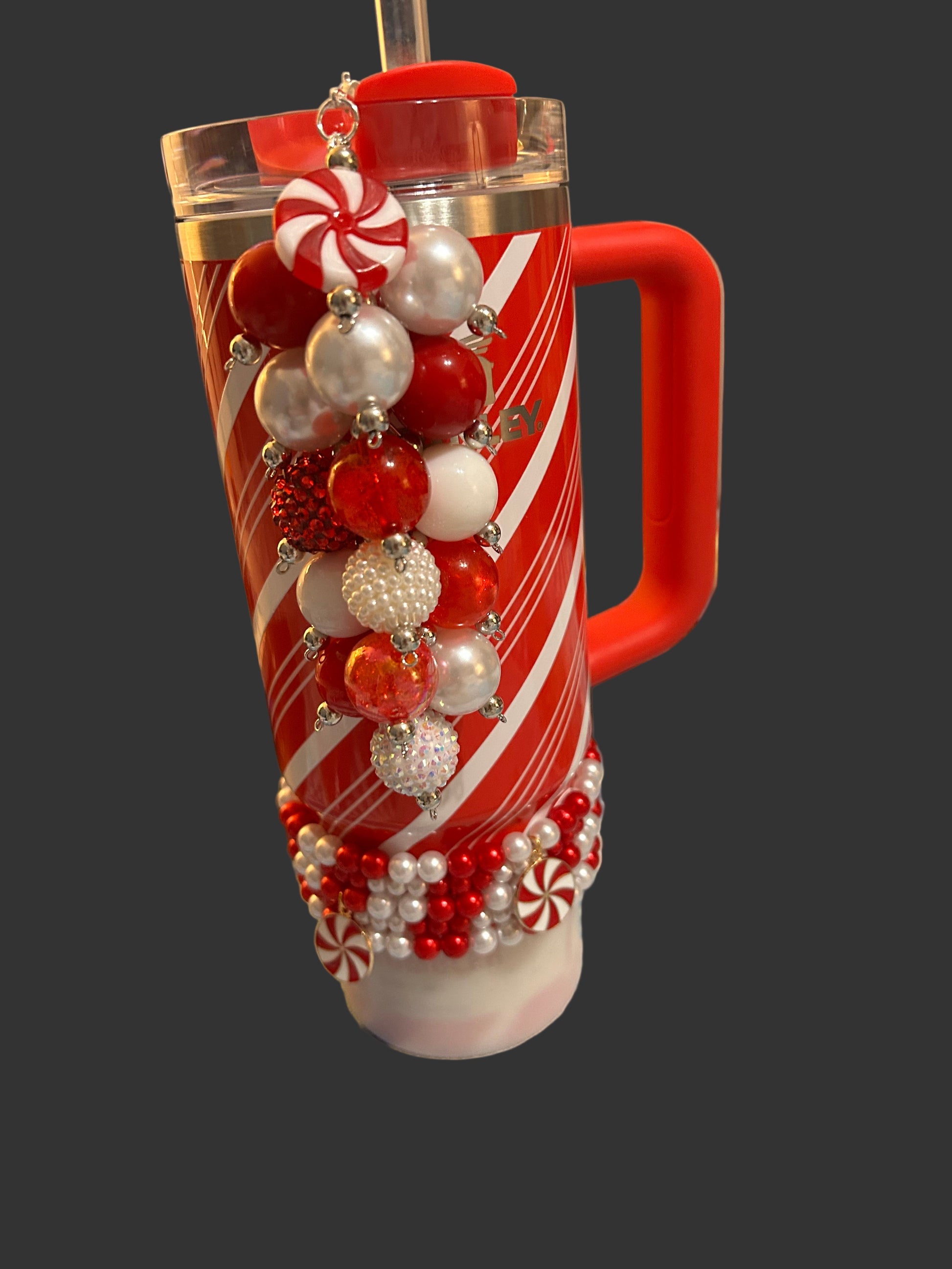 Christmas Peppermint Bracelet Stack