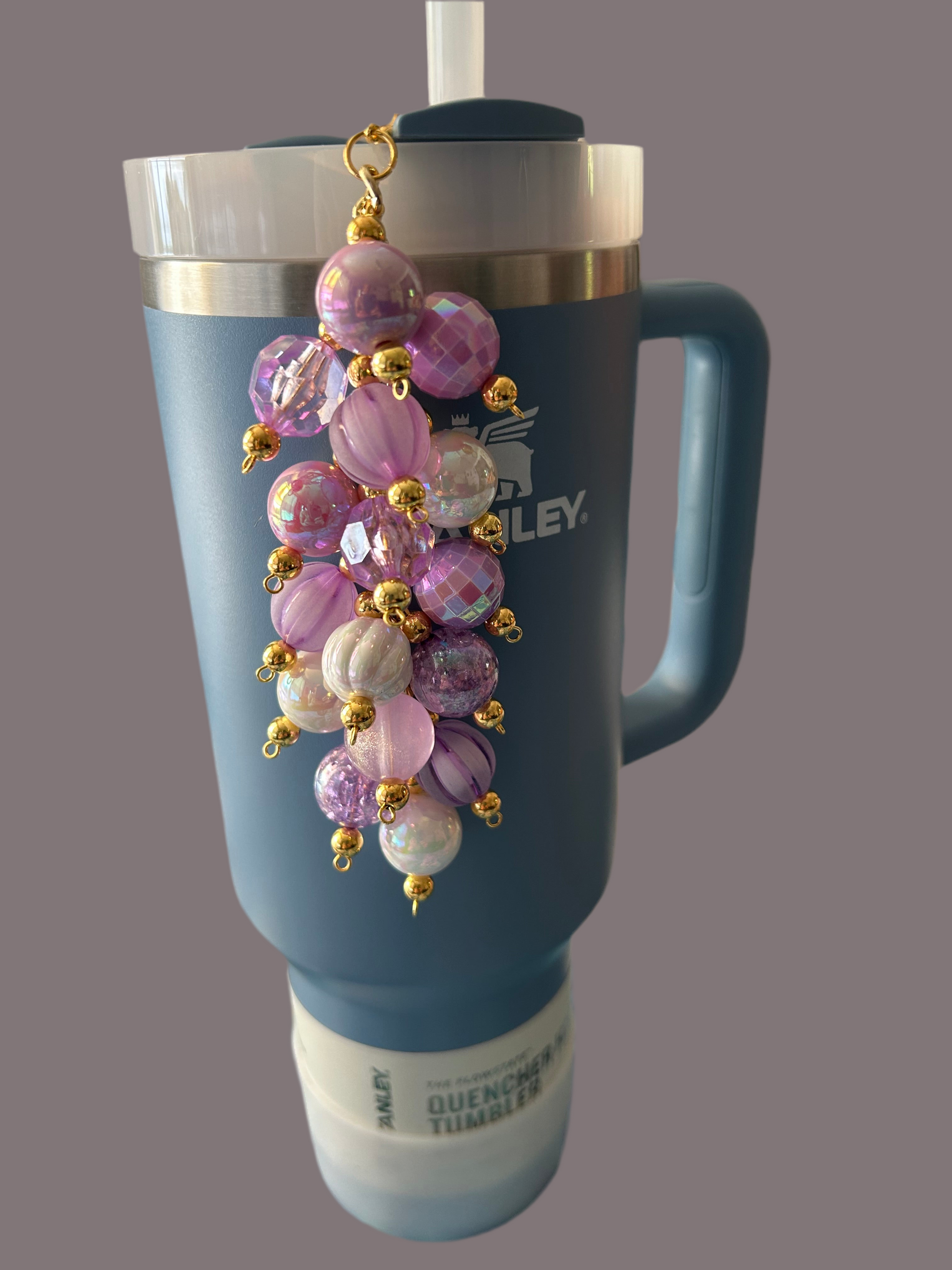 Glinda Mini Bauble Straw Charm