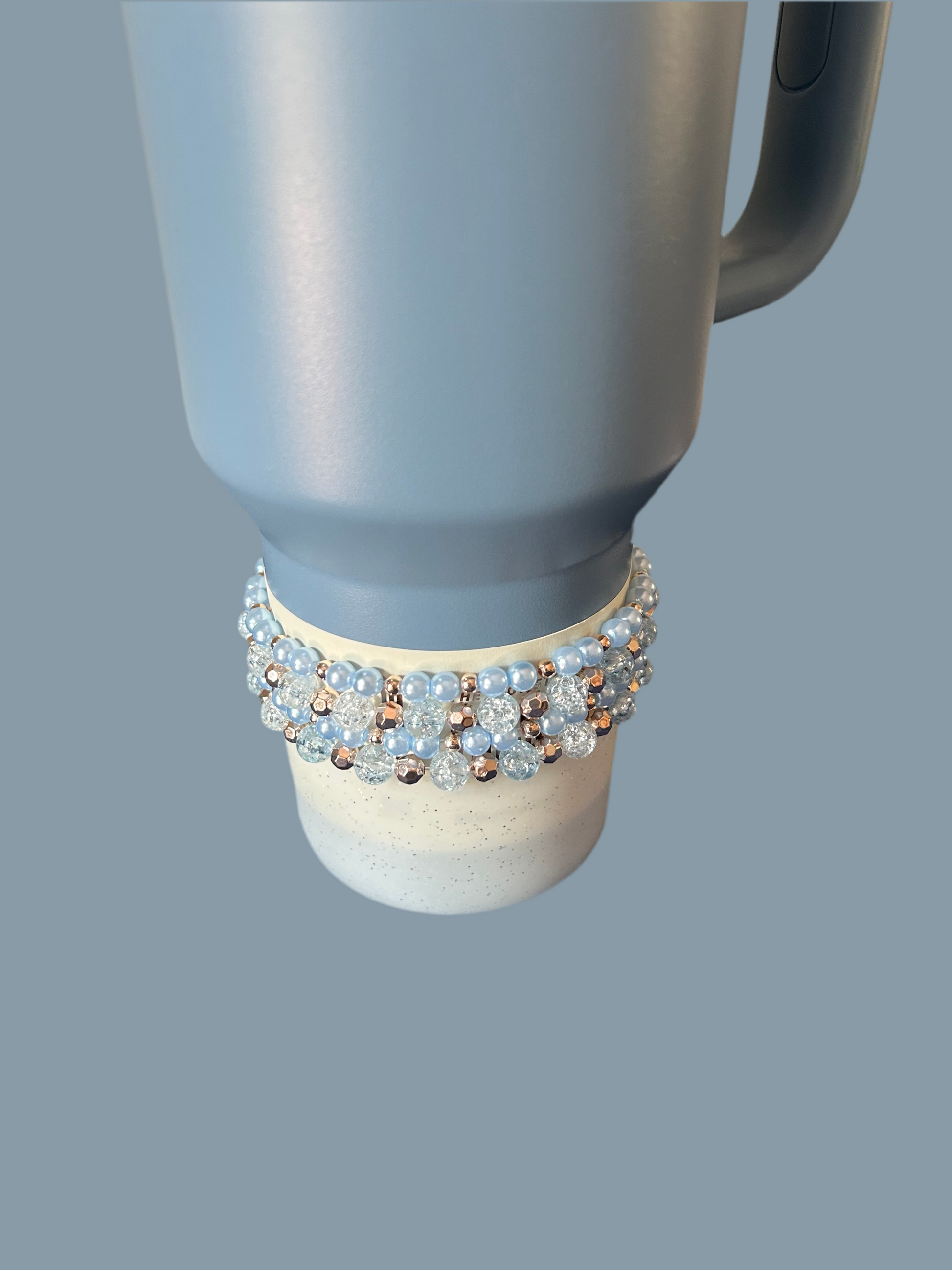 Blue and Gold Bracelet Stack