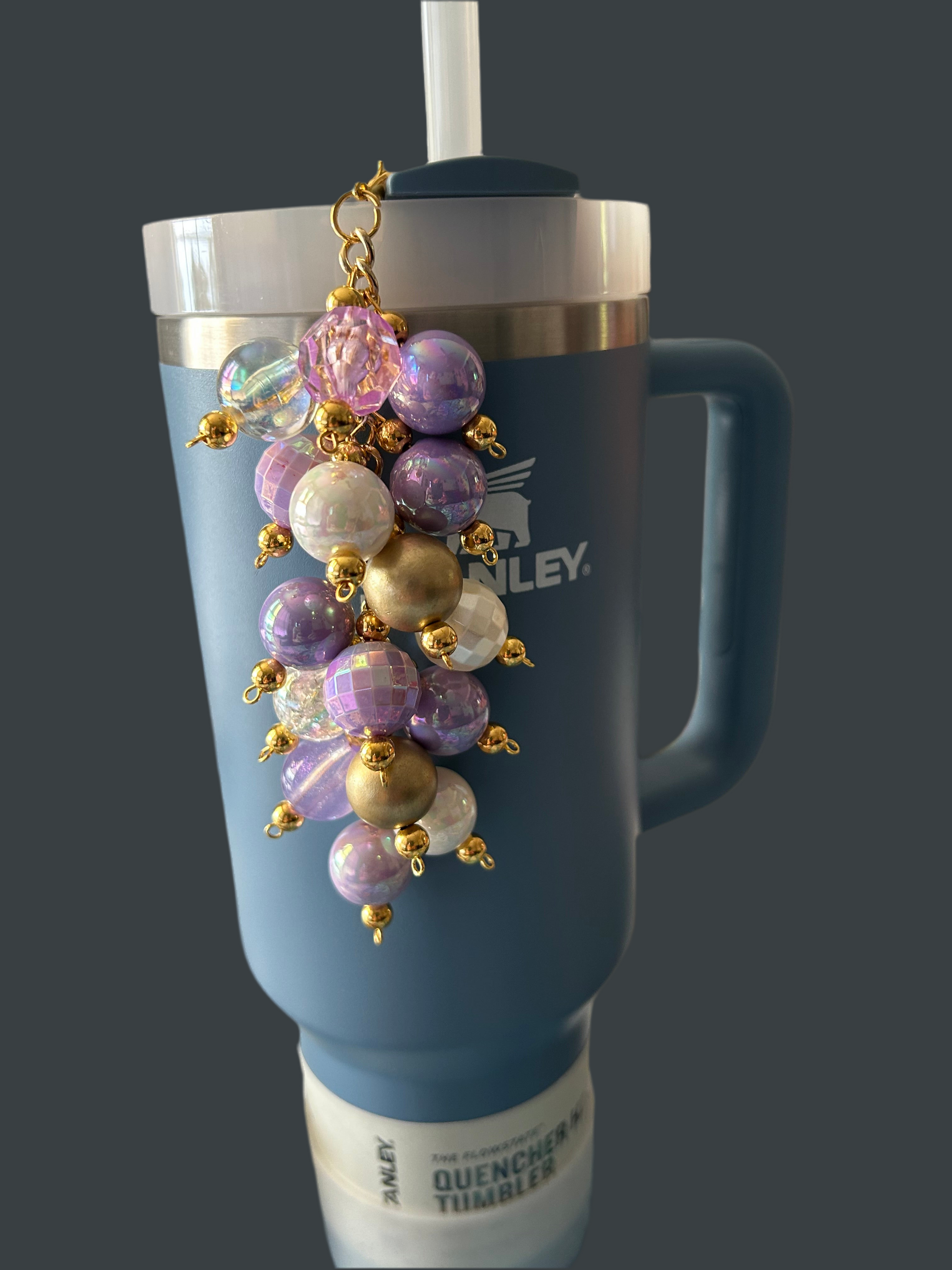 Glinda Mini Bauble Straw Charm