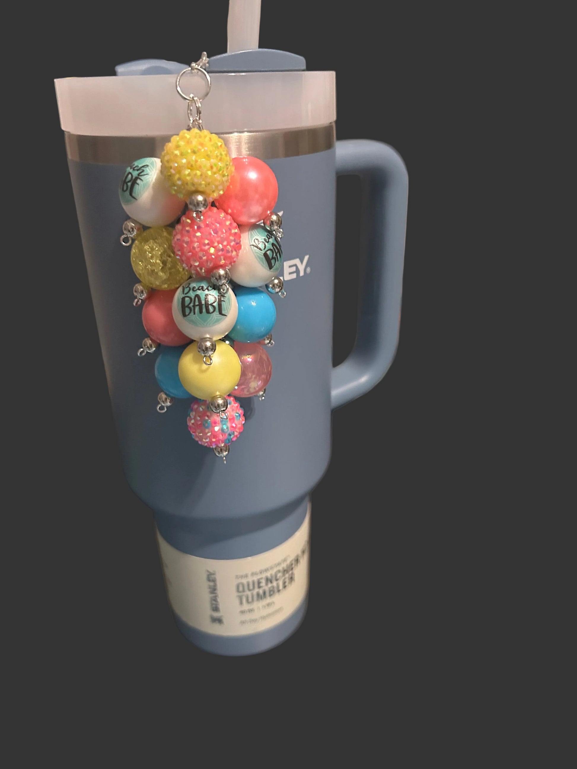 Beach Babe Bauble Straw Charm