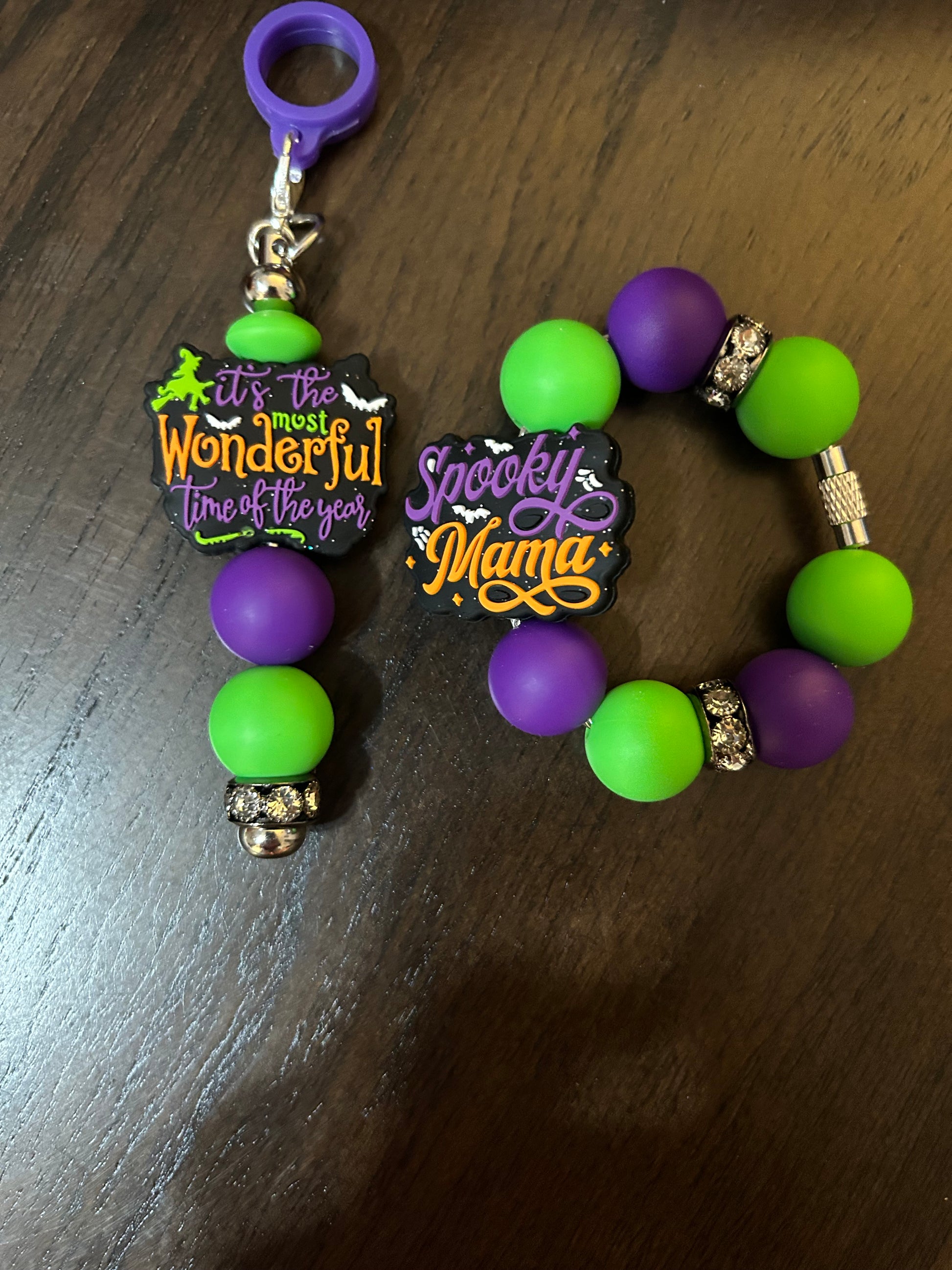 Wonderful Time of the Year Straw and Handle Charm set